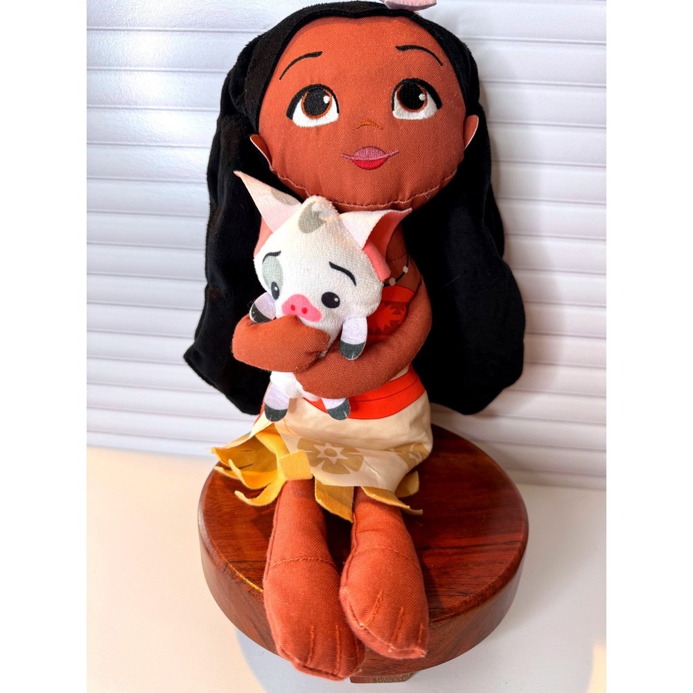Disney Moana Plush Doll With‎ Pua Soft Plush Doll